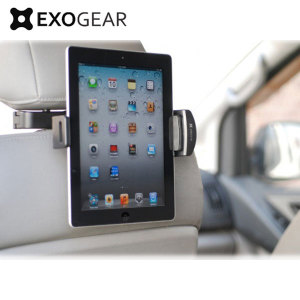 The ExoMount Tablet Headrest Mount lets you securely and effortlessly attach your 7”-10.1” tablet to any car and to adjust the device for the perfect viewing angle thanks to its 360° rotation mechanism. Watch films or play games while sitting comfortably.