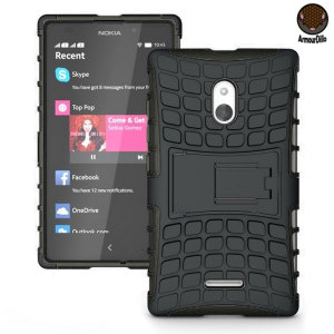 Proteggi il tuo Nokia XL con questa custodia ArmourDillo della Encase dotata di una cover interna in TPU ed un esoscheletro resistente agli urti.