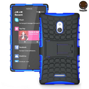 Coque Nokia XL Armourdillo Hybrid – Bleue