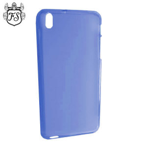 Keep your HTC Desire 816 protected from damage with the durable and attractive blue gel silicone TPU case by FlexiShield.