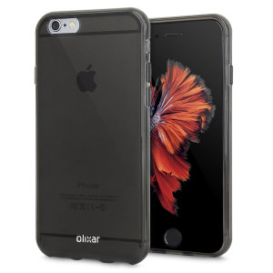 Custom moulded for the iPhone 6S, this smoke black FlexiShield gel case by Olixar provides excellent protection against damage as well as a slimline fit for added convenience.