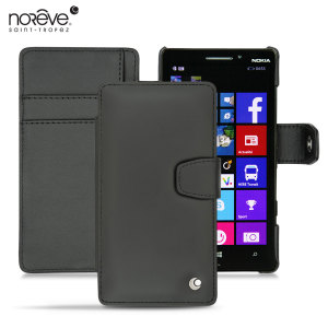 Protect your Nokia Lumia 930 in style with this luxurious hand-crafted, sleek black leather tradition B case by Noreve.