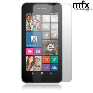 Keep your Nokia Lumia 530's screen protected from scratches while keeping it clean and pristine with the MFX Screen Protector 2 pack.