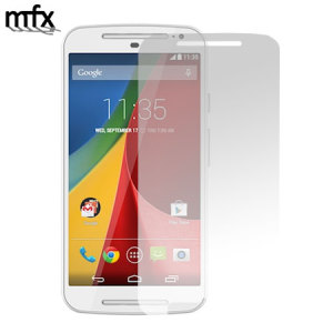 Keep your Moto G 2nd Gen's screen in pristine condition with this MFX 5-in-1 scratch-resistant screen protector pack.