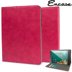 Dit Encase leder-Style Wallet Case geeft full body bescherming voor de Google Nexus 9, maar het beschikt ook over slaap / waak-functionaliteit, voor je Nexus 9's duurzame batterij, evenals een handige standaard functie en pasjeshouder.