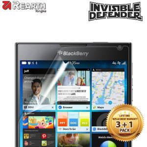 4 pack of multi-Layered Optical Enhanced screen protectors for the BlackBerry Passport.