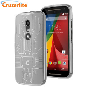Ochroń swojego Moto G 2 Gen przed uszkodzeniami za pomocą, wytrzymałego etui TPU wyprodukowany przez Cruzerlite.
