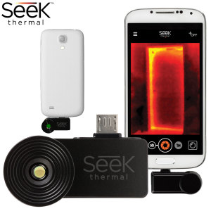 Die Seek Thermal Wärmebildkamera für Android Geräte ermöglicht Ihnen auch bei Dunkelheit zu sehen, unsichtbare Wärmequellen zu beobachten und verschiedene Temperaturen zu vergleichen.
