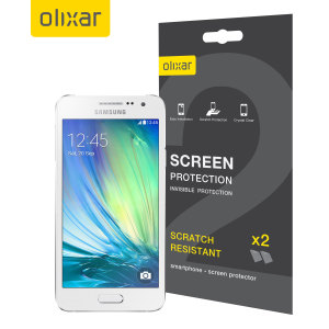 Keep your Samsung Galaxy A3 2015 screen in pristine condition with this Olixar scratch-resistant screen protector.