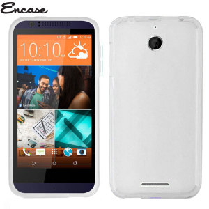 Encase FlexiShield HTC Desire 510 Case - Frost White