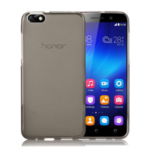 Coque Huawei Honor 4X Edge Olixar FlexiShield -  Noire Fumée