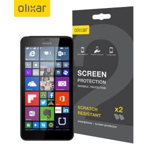 Mantenga la pantalla del Microsoft Lumia 640 XL en perfecto estado con el protector de pantalla resistente a arañazos Olixar.
