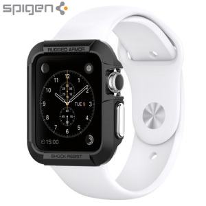 De SPigen Rugged Armor Case voor de Apple Watch 3 / 2 / 1 (42mm) heeft een schok absoberende technologie om je SmartWatch van elke hoek altijd te beschermen.
