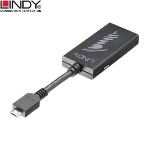Share your world in 4K from your MHL3.0 compatible smartphone or tablet onto the big screen with the Lindy MHL 3.0 Micro USB to HDMI Adapter.
