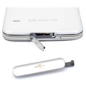 Ideal for replacing your lost or broken Galaxy S5 Micro USB Port Cover. This replacement part is suitable to be kept as either a spare just in case or to replace your existing cover straight away.