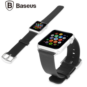 With this beautiful black leather premium wrist strap from Baseus, express yourself and customise your beautiful new Apple Watch Series 3 / 2 / 1 42mm to suit your personal sense of style.