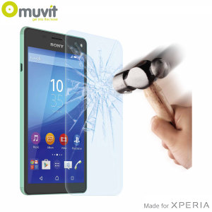 With superb screen protection and rounded edges this premium tempered glass protector from Muvit is the perfect choice for the Sony Xperia C4.