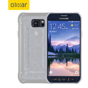 Custom moulded for the Samsung Galaxy S6 Active, this frost white, FlexiShield case by Olixar provides slim fitting and durable protection against damage.