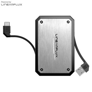 Presenting the world's fastest phone charger, the LithiumCard Pro from Linearflux in silver provides 3,000mAh at 3Amps as well as sharing and sync capabilities. The ultra slim design makes carrying the Micro USB LithiumCard Pro easier than ever.