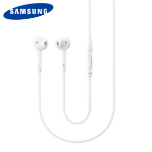 The S6 stereo headset comes in a classic white design that provides a comfortable fit. The official Samsung Galaxy S6 earphones also provide exceptional sound reproduction and enable you to handle calls handsfree thanks to the mic and volume controls.