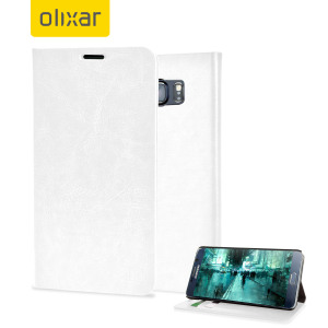 Olixar Tasche für Samsung Galaxy Note 5 im robusten Design bewahrt das Smartphone vor Beschädigungen. Die elegante Tasche ist aus Kunstleder hergestellt.