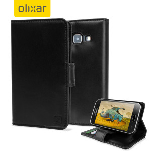 Proteja su Samsung Galaxy J1 de una forma sofisticada y elegante con esta funda Olixar de Piel.