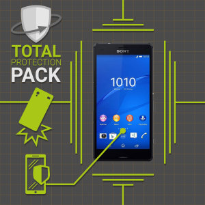 Bescherm je mooie Sony Xperia Z3 Compact tegen schade met de Olixar Total Protection Pack. Met een slanke behuizing van polycarbonaat en een ultra-respons glas screen protector, dit pakket biedt het ultieme in lichtgewicht bescherming.