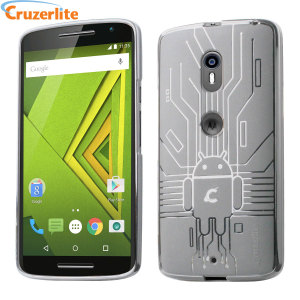 Keep your Motorola Moto X Play protected from damage with this Android-circuitry inspired, durable clear TPU case by Cruzerlite.
