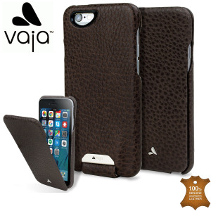 Treat your iPhone 6S / 6 to exquisite handmade craftsmanship and the highest quality materials. Featuring genuine Floater and Caterina leather, the Vaja Ivo Top premium leather flip case in dark brown and birch is something special.