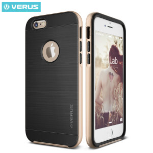 Protect your iPhone 6S Plus / 6 Plus with this precisely designed high pro shield series case in champagne gold from Verus. Made with tough dual-layered yet slim material, this hardshell body with a sleek bumper features an attractive two-tone finish.