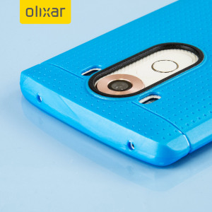 Funda LG V10 Olixar FlexiShield Dot - Azul