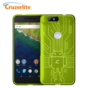 Keep your Nexus 6P protected from damage with this Android-circuitry inspired, durable green coloured TPU case by Cruzerlite.