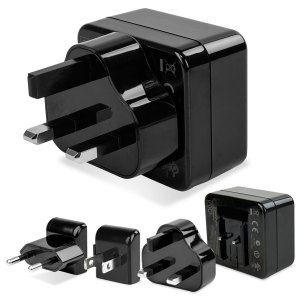 The Kensington AbsolutePower 4.2 Amps Dual USB charging adapter can quickly charge your smartphone or tablet, while the extremely sleek and portable design makes this charger easy to use at home or work. Includes 3 different adapters for the UK, US and EU