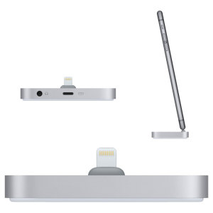 Schlanke und diskrete Ladestation von Apple ermöglicht alle Lightning Geräte aufzuladen und zu synchronisieren.