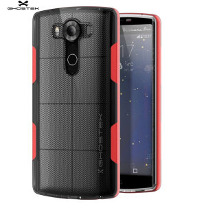 The Cloak Protective case in red and clear from Ghostek comes complete with a tough tempered glass screen protector to provide your LG V10 with fantastic all round protection.