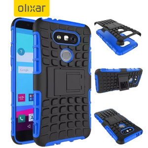 Protect your LG G5 from bumps and scrapes with this blue ArmourDillo case. Comprised of an inner TPU case and an outer impact-resistant exoskeleton, the ArmourDillo not only offers sturdy and robust protection, but also a sleek modern styling.