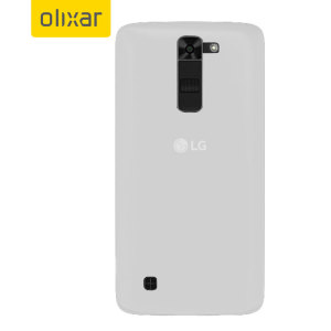 Custom moulded for the LG K7, this frost white FlexiShield gel case provides slim fitting and durable protection against damage. Also compatible with the LG Tribute 5.