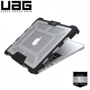 The Urban Armour Gear clear tough case for the Apple MacBook Pro 15 inch retina screen comprises of a protective TPU case with a brushed metal UAG logo insert for an amazing design that complements your MacBook perfectly.