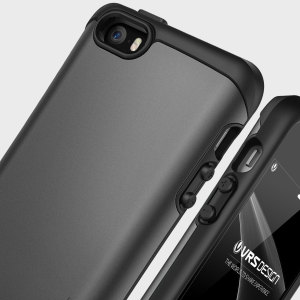 Proporciona una óptima protección a su iPhone SE sin comprometer a su atractivo diseño gracias a esta funda resistente a impactos Hard Drop fabricada por VRS Design.