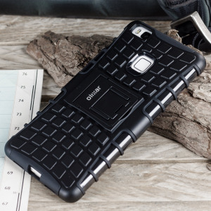 Protect your Huawei P9 Lite from bumps and scrapes with this black Olixar ArmourDillo case. Comprised of an inner TPU case and an outer impact-resistant exoskeleton, the ArmourDillo provides robust protection and supreme styling.