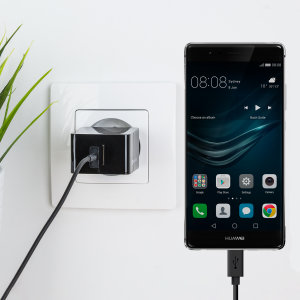 Charge your Huawei P9 and any other USB device quickly and conveniently with this compatible 2.4A high power USB-C EU charging kit. Featuring an EU wall adapter and USB-C cable.