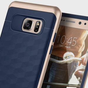Skydda din Samsung Galaxy Note 7 med det fantastiska robusta skalet från Caseology. Med en kombination av en TPU kropp och ett snyggt metalliskt yttre skikt har den en attraktiv tvåfärgad finish.