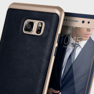 Made from dual layers of rugged TPU and tough polycarbonate with bonded premium textured layers and featuring a stunning leather-style dseign, the Envoy Series tough case in navy blue keeps your Samsung Galaxy Note 7 safe, slim and stylish.