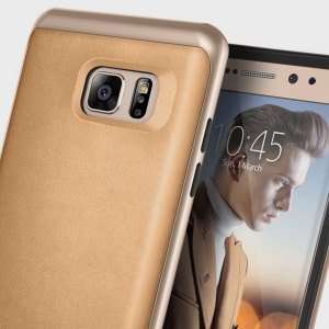 Made from dual layers of rugged TPU and tough polycarbonate with bonded premium textured layers and featuring a stunning leather-style design, the Envoy Series tough case in beige keeps your Samsung Galaxy Note 7 safe, slim and stylish.
