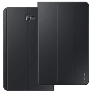 Protégez votre Samsung Galaxy Tab A 10.1 2016 des dégâts avec la housse officielle Samsung possédant un rabat intégré pouvant servir de support de visionnage.