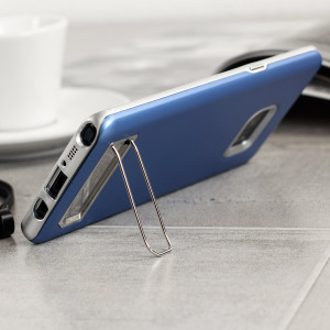 Designed for the Samsung Galaxy Note 7, this blue coral dual layered stand case from Matchnine provides a perfect fit and durable protection against scratches, knocks and drops with the added convenience of a built-in metal stand module.