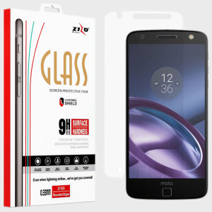 Made from high quality tempered glass, the Zizo Lightning Shield provides crystal clear, responsive protection for your Motorolo Moto Z. Easy to apply, the bubble-free installation takes a matter of seconds, making for a quick and easy application.