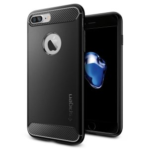Spigen Rugged Armor iPhone 8 Plus / 7 Plus Case - Black