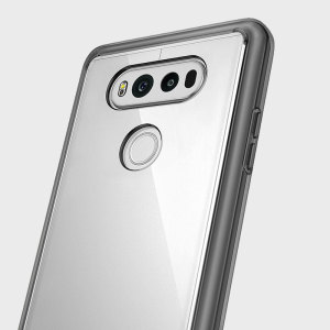 Protect the back and sides your LG V20 with this incredibly durable and smoke black backed Fusion Case by Ringke.