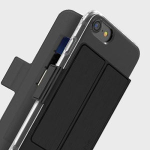This sleek, attractive attachment to your Mophie Base Case transforms your iPhone 7 into a card holder, ideal for carrying cards, cash or ID. The Folio attaches to the Base Case magnetically, meaning it looks great and feels secure.